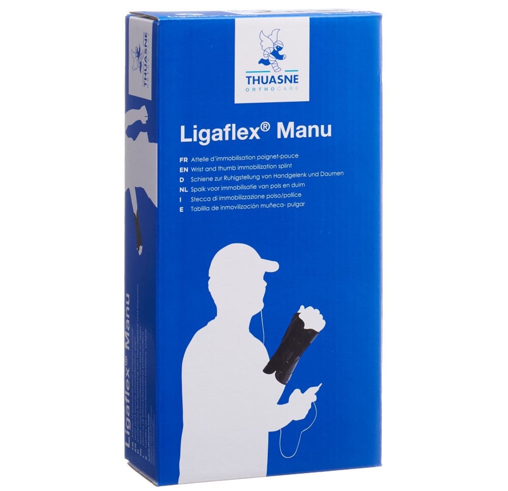 THUASNE Ligaflex Manu band poig Gr1 gauche noir