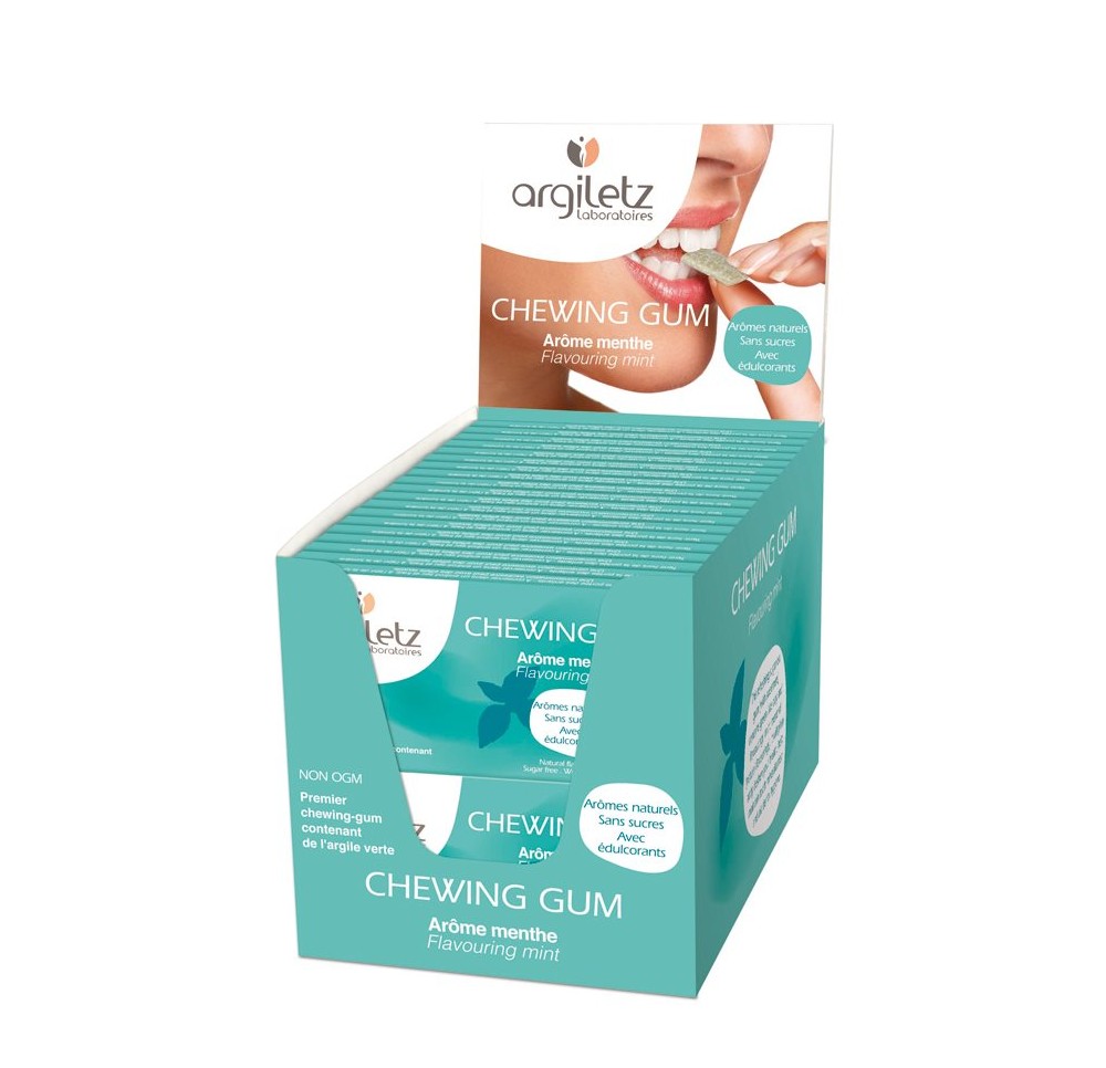 ARGILETZ présentoir chewing gum 40 pièces