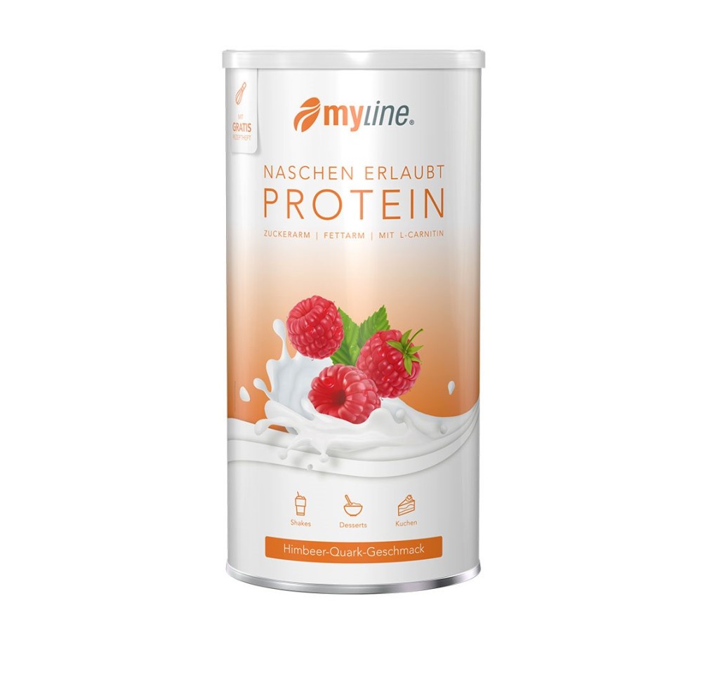 MYLINE protéine avec l-carnitin pdr framboi 400 g