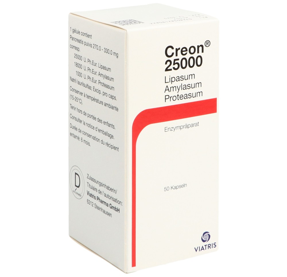 CREON 25000 caps bte 50 pce