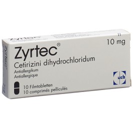 ZYRTEC cpr pell 10 mg 10 pce