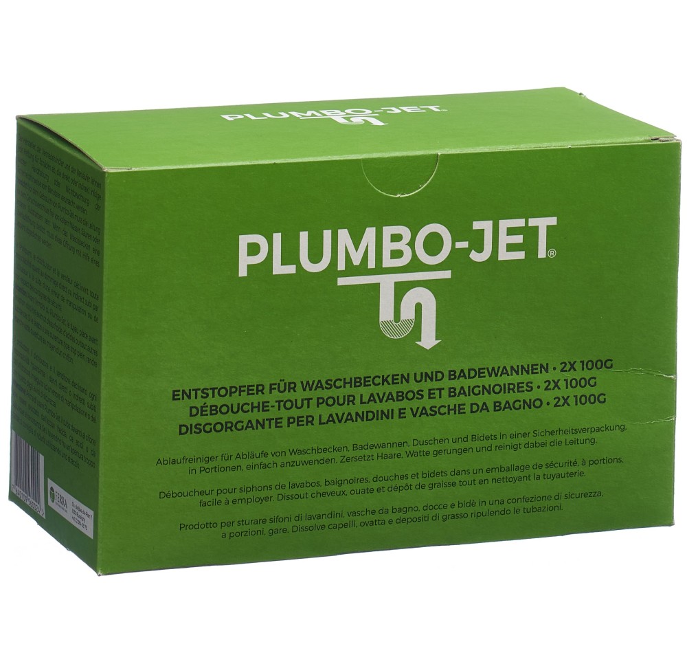 PLUMBO JET débouche tout 2 x 100 g