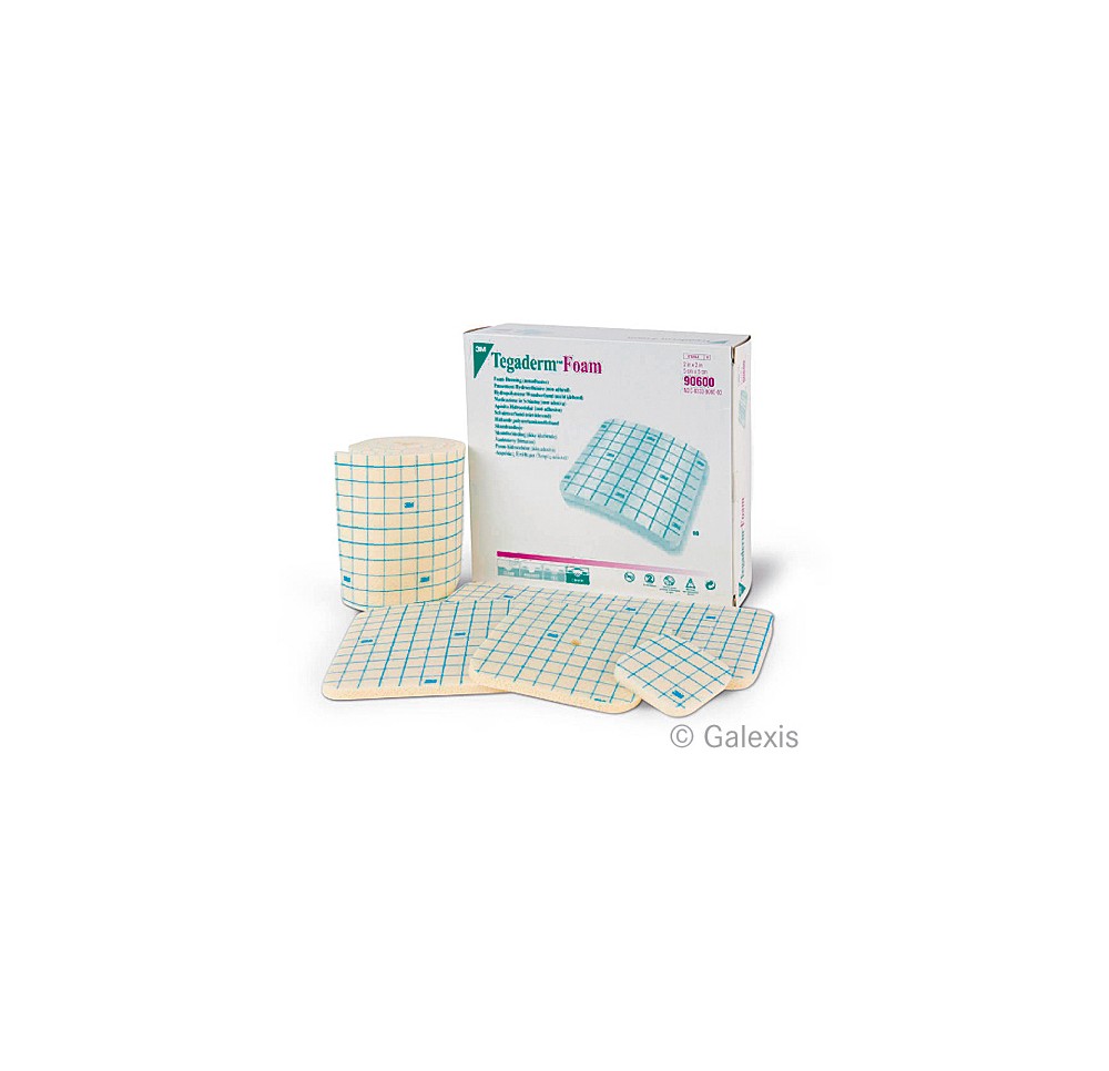3M TEGADERM FOAM compr mousse 10x20cm n adh 5 pce