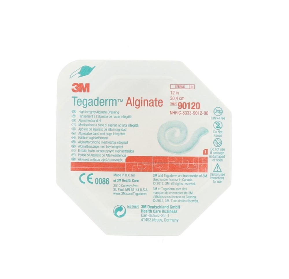 3M TEGADERM ALGINATE compresse 30.4x2cm 5 pce