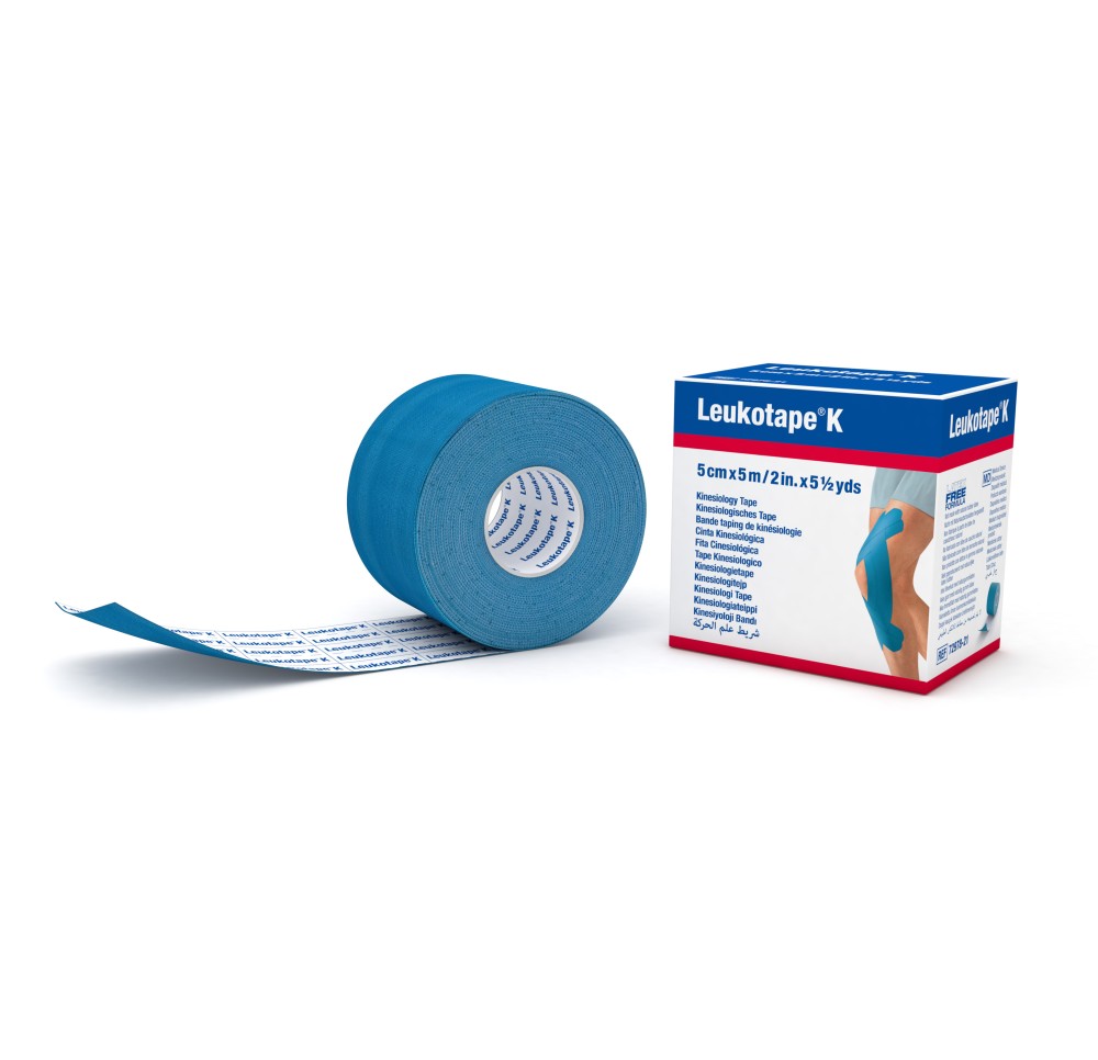 LEUKOTAPE K bande tap kinésio 5mx5cm bleu