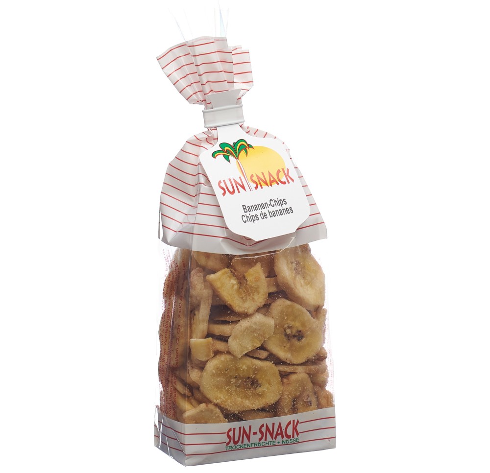 SUN SNACK chips de bananes sach 120 g