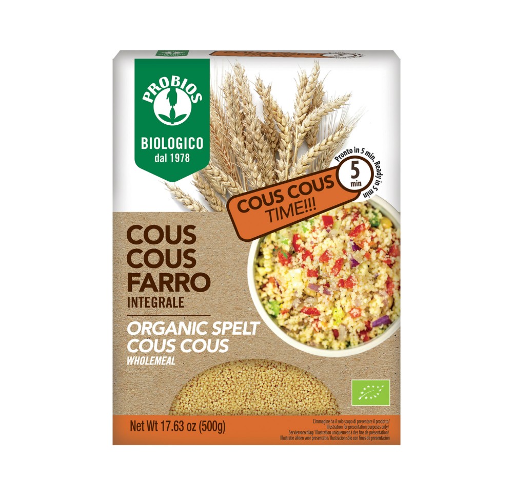 PROBIOS couscous complet épeautre bio 500 g