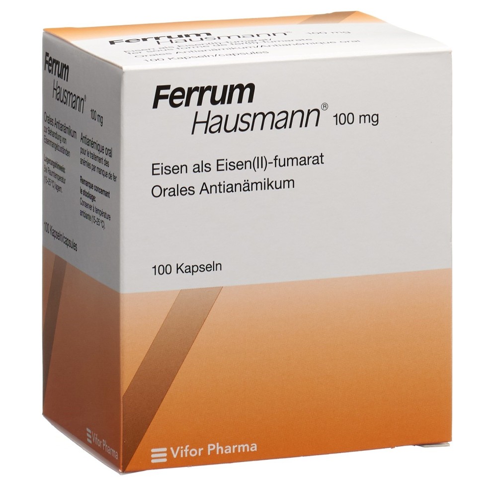 FERRUM Hausmann caps ret 100 mg 100 pce