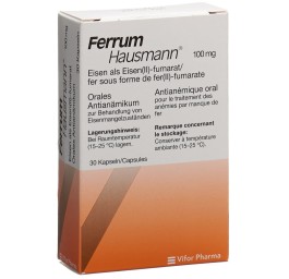 FERRUM Hausmann caps ret 100 mg 30 pce