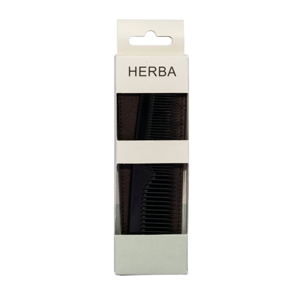HERBA peigne de poche avec étui