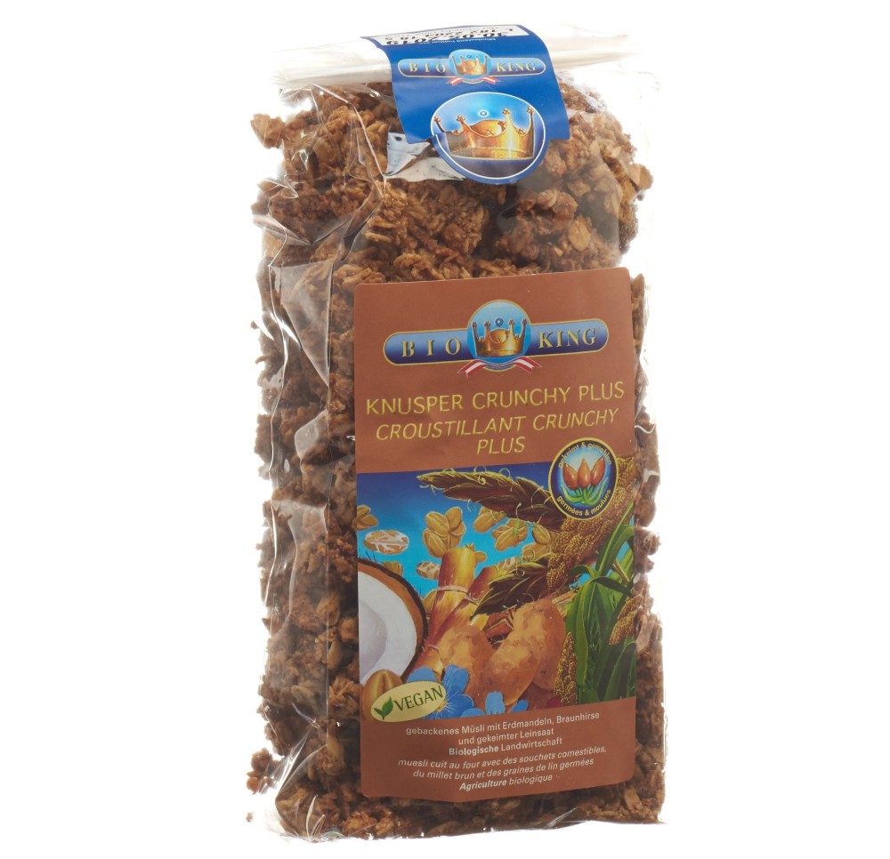 BIOKING croustillant crunchy plus sach 375 g
