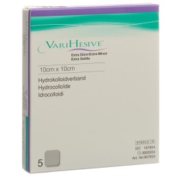 VARIHESIVE pansement 10x10cm extra mince 5 pce