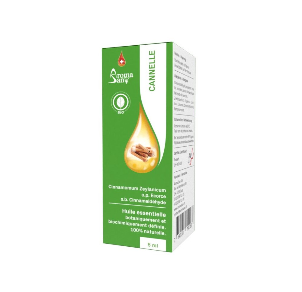 AROMASAN cannelle écorce huil ess étui bio 5 ml
