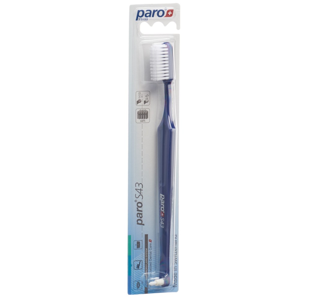 PARO brosse dents S43 soft 4-rangées a interspace
