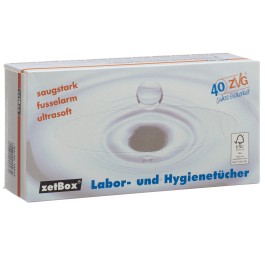 ZETBOX chiffonettes hygi laborat 21x22cm 150 feuil