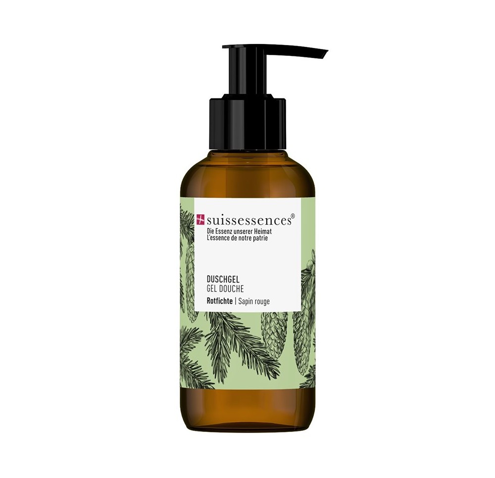 SUISSESSENCES Gel douche Sapin rouge tb 200 ml
