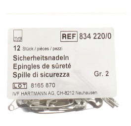 IVF épingles sûreté Gr2 38mm sach 12 pce