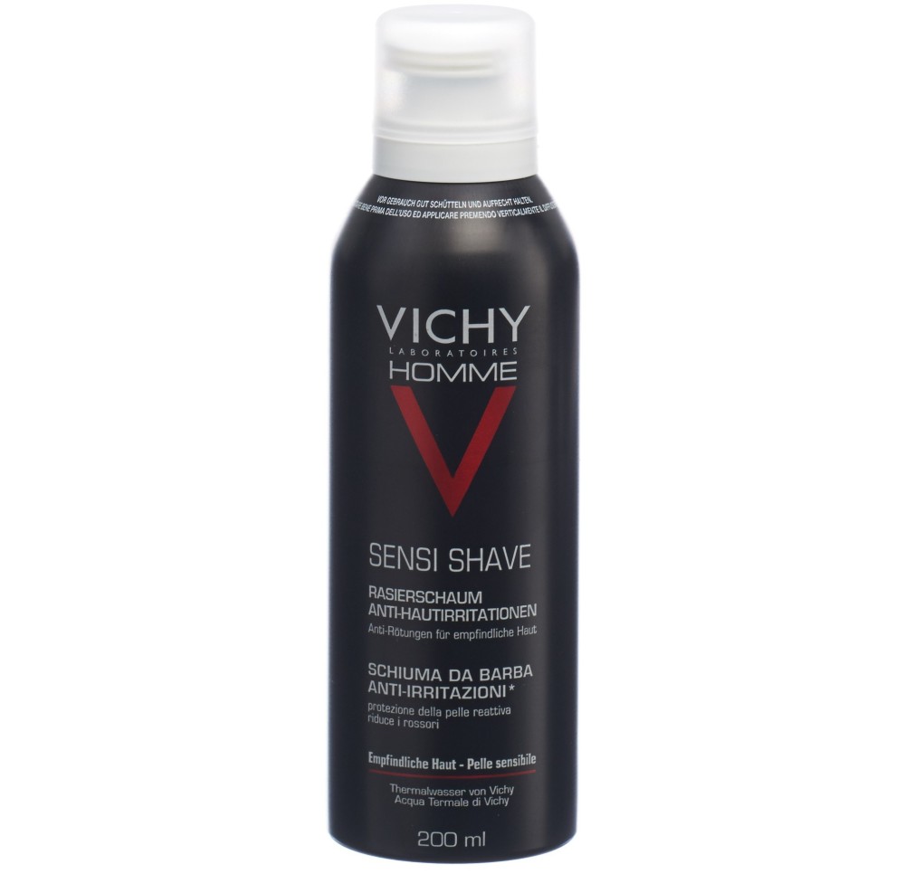 VICHY Homme mousse à raser anti irritations 200 ml