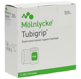 TUBIGRIP bandage tubulaire B 10mx6.25cm beige
