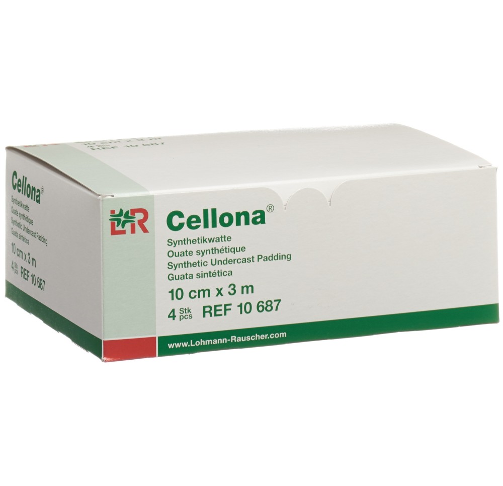 CELLONA ouate synthét 10cmx3m blanc rouleau 4 pce