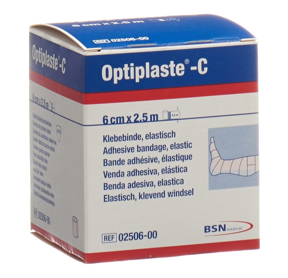 OPTIPLASTE-C bande de compression 2.5mx6cm