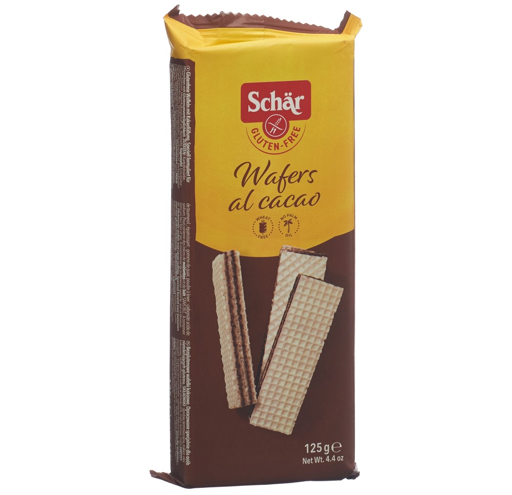 SCHÄR gaufrettes cacao 125 g