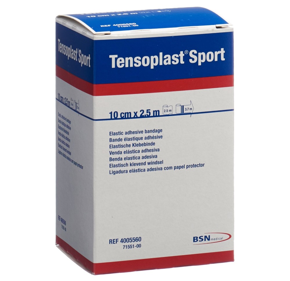 TENSOPLAST SPORT tape élastique 10cmx2.5m