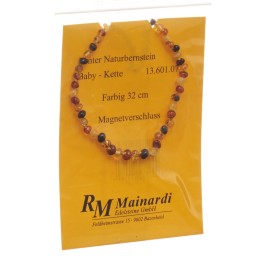 MAINARDI ambre natur 32cm color fermeture aimant