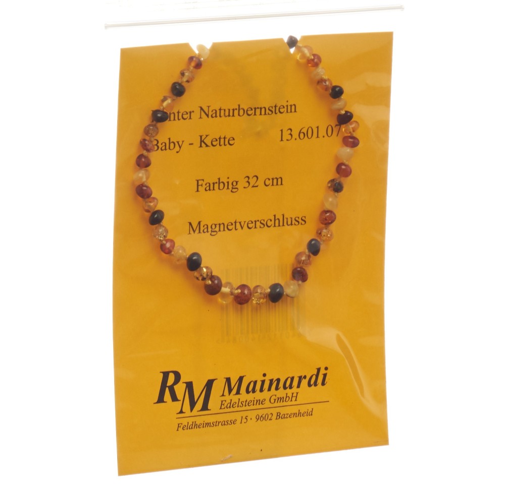 MAINARDI ambre natur 32cm color fermeture aimant