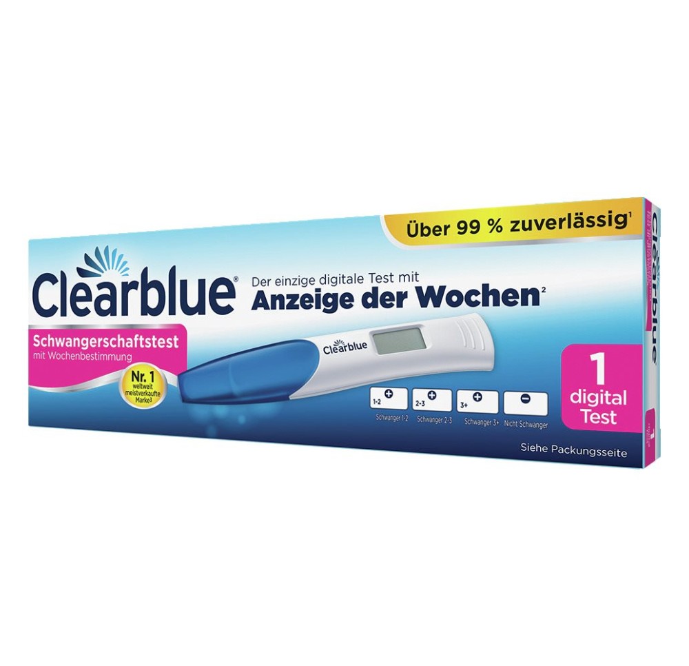 CLEARBLUE test de grossesse indicateur de semaines