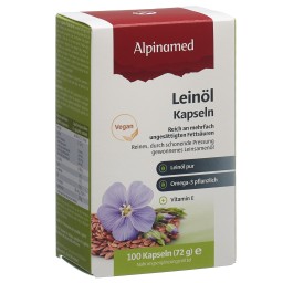 ALPINAMED Huile de lin caps moll 100 pce