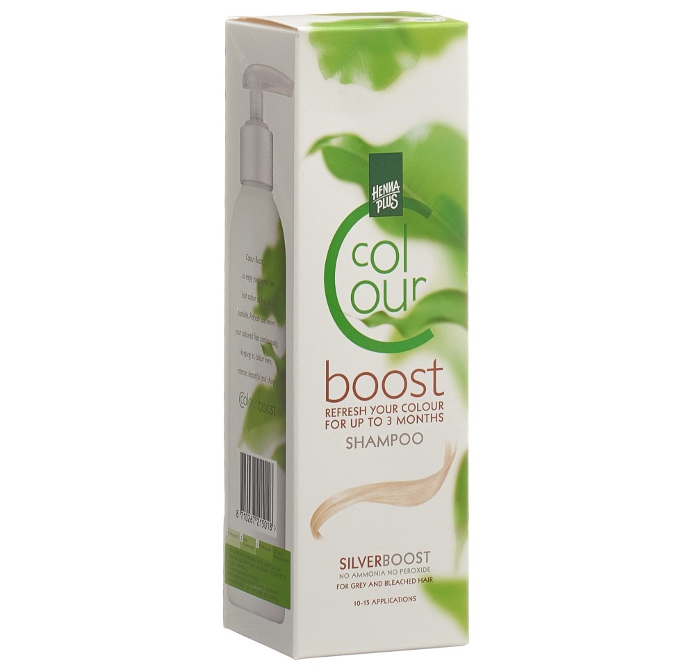 HENNA PLUS colour boost shampoo silver 200 ml