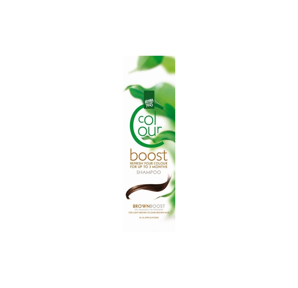 HENNA PLUS colour boost shampoo brown 200 ml