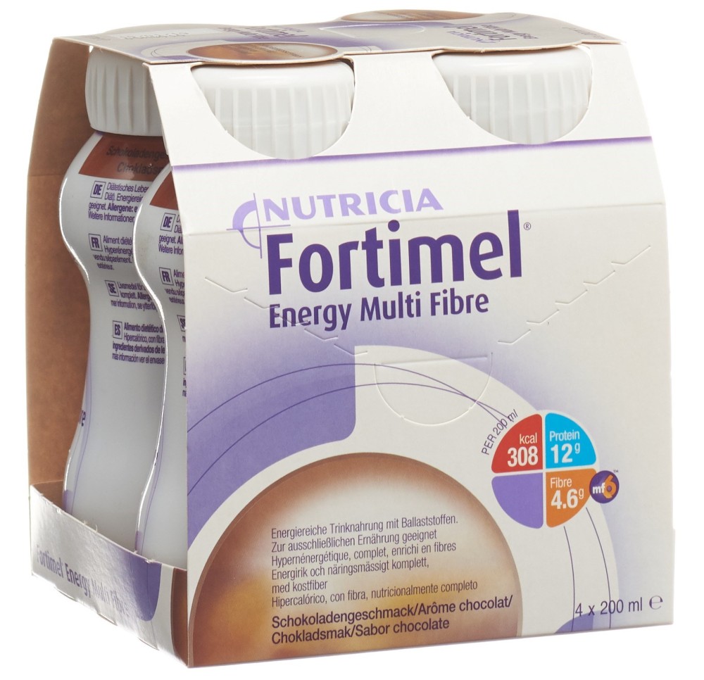FORTIMEL Multifibre 1.5 kcal chocolat 4 x 200 ml