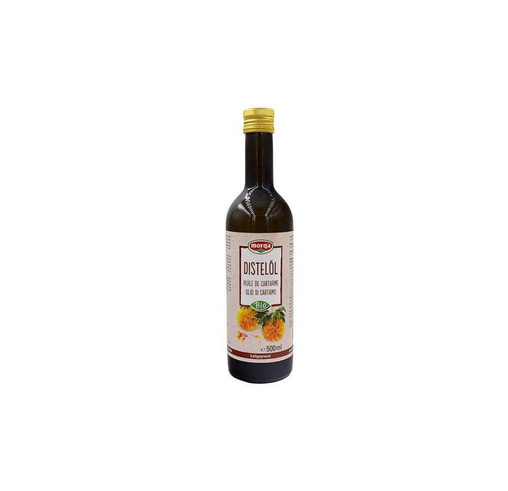 MORGA BIO huile carthame pressé froid 5 dl