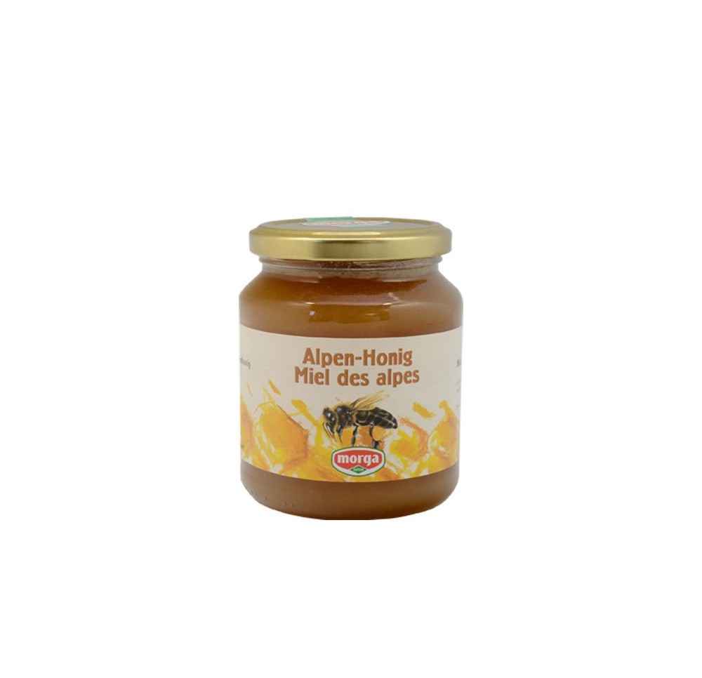 MORGA miel alpes étranger verre 500 g