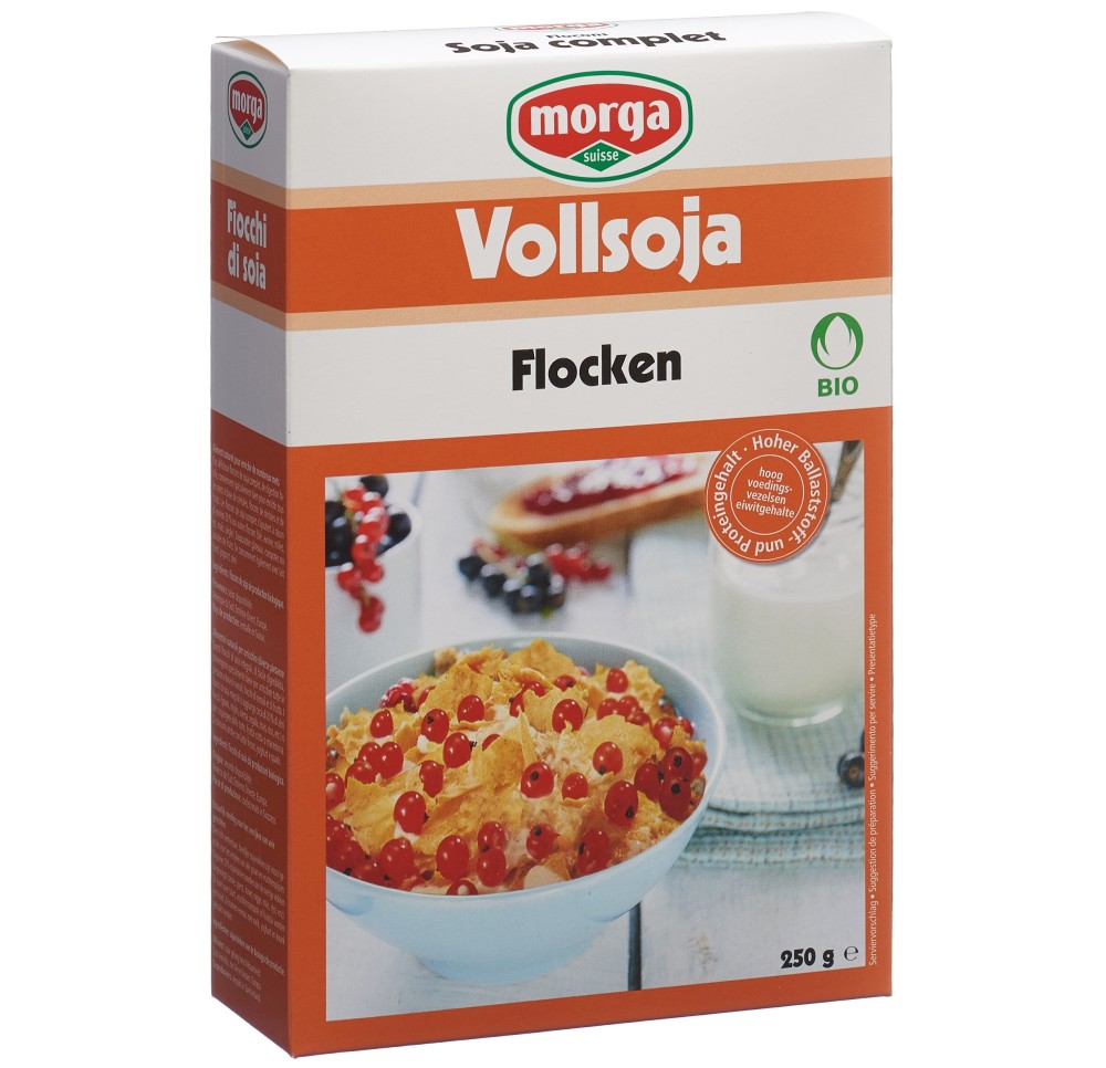 MORGA flocons soja complet sünneli bourg bio 250 g