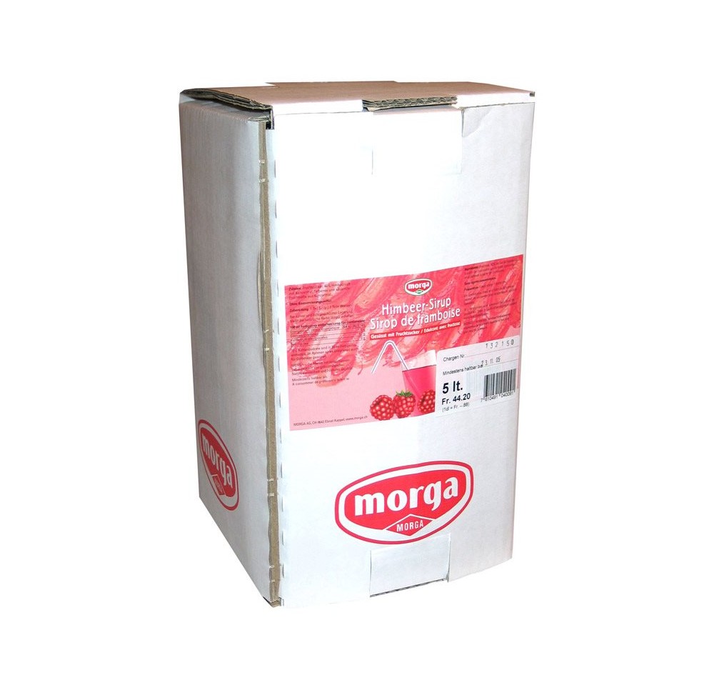 MORGA sirop framboises a fructos 5 lt