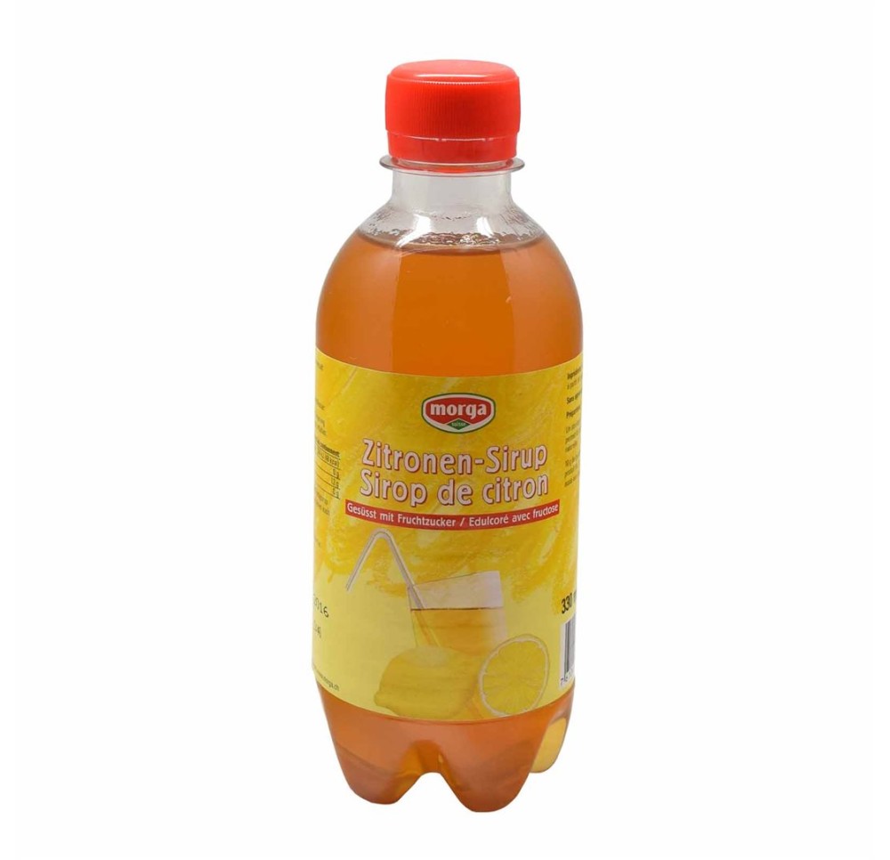 MORGA sirop citrons avec fructose 3.3 dl