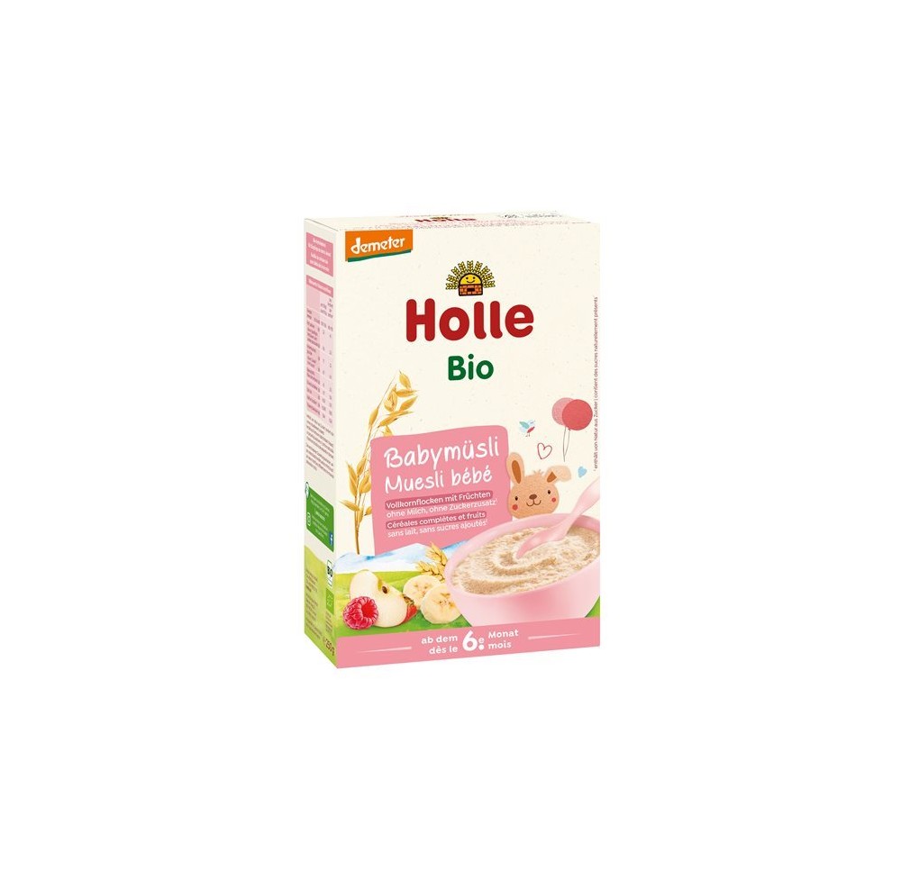HOLLE bouillie muesli pour bébé bio 250 g