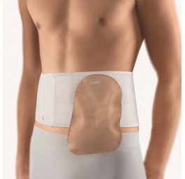 BORT ceinture pour colostomie 22cm M blanc
