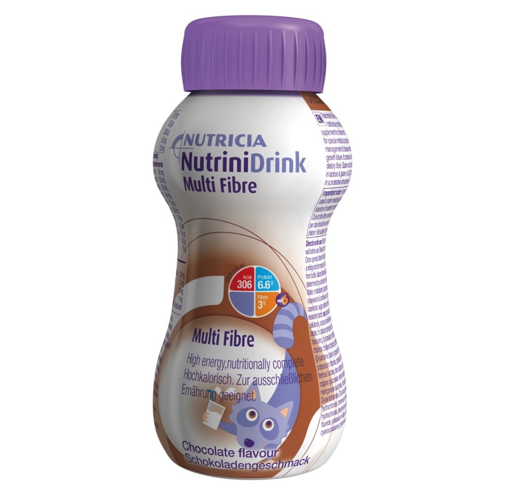 NUTRINI DRINK multi fibre chocolat 200 ml