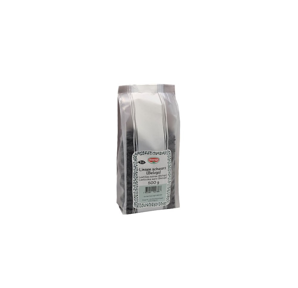 MORGA lentilles noires beluga bio sach 500 g