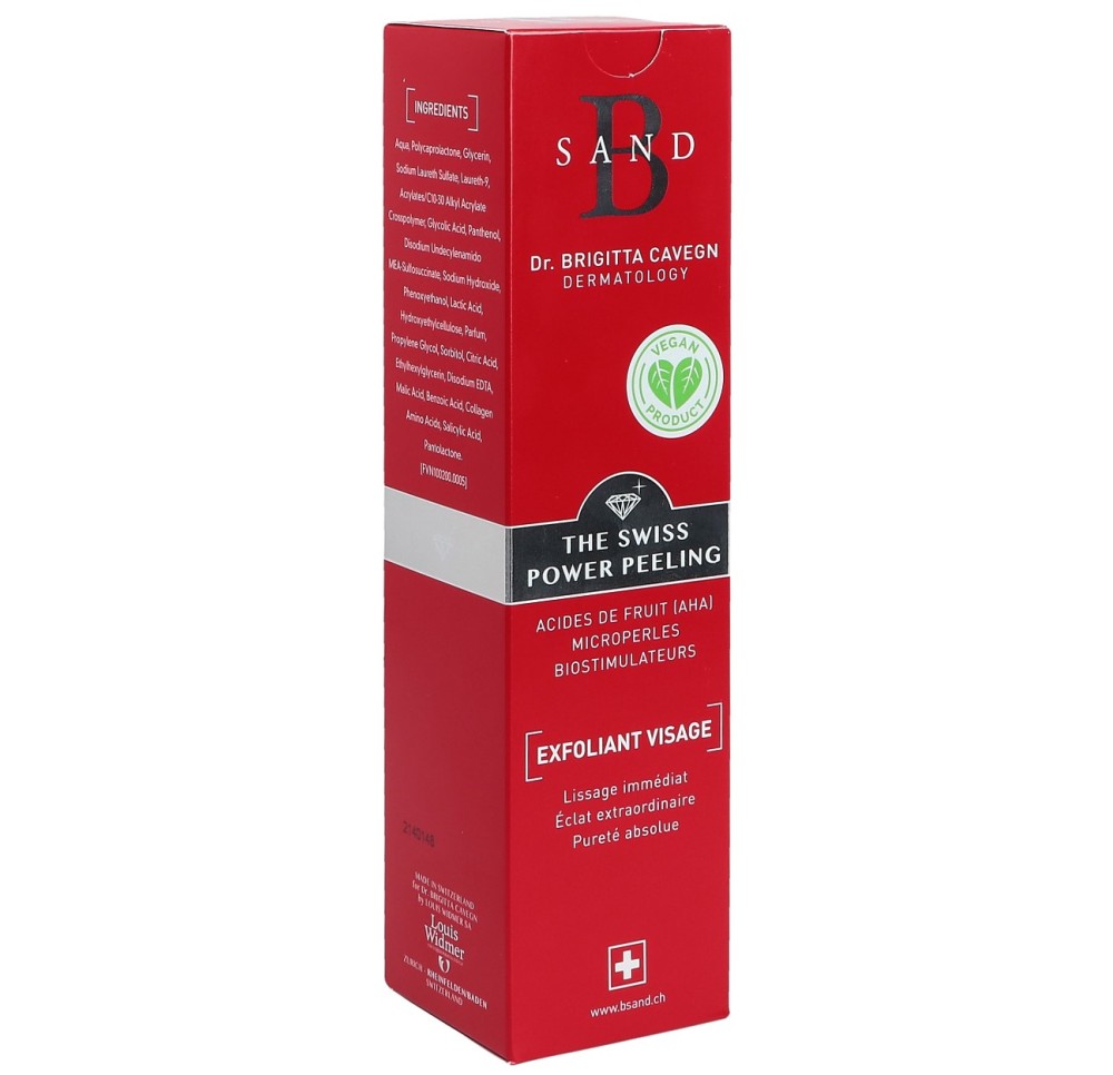 B SAND The Swiss Power Peeling anti-âge tb 50 ml