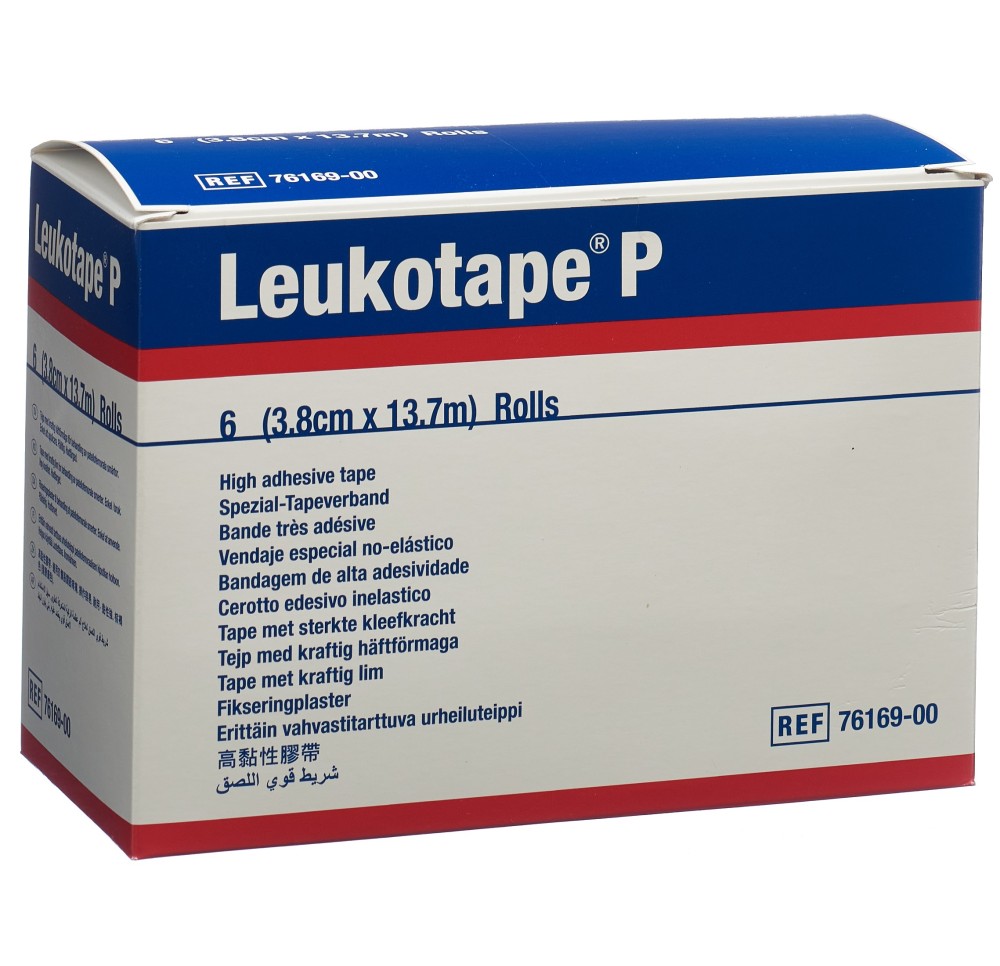 LEUKOTAPE P bande adhésive 13.7mx3.8cm 6 pce