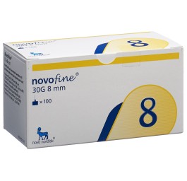NOVOFINE aiguilles injection 30G 8mm 100 pce