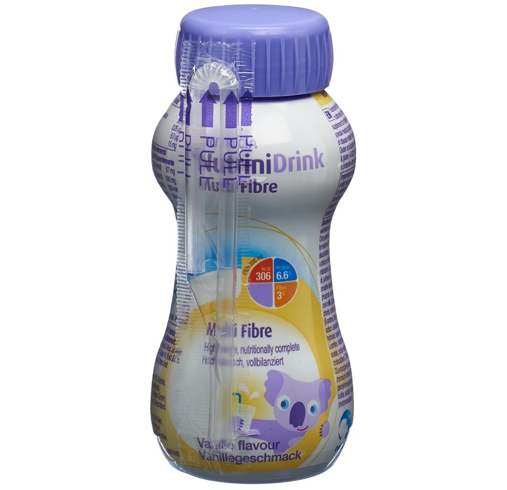 NUTRINI DRINK multi fibre vanille 200 ml