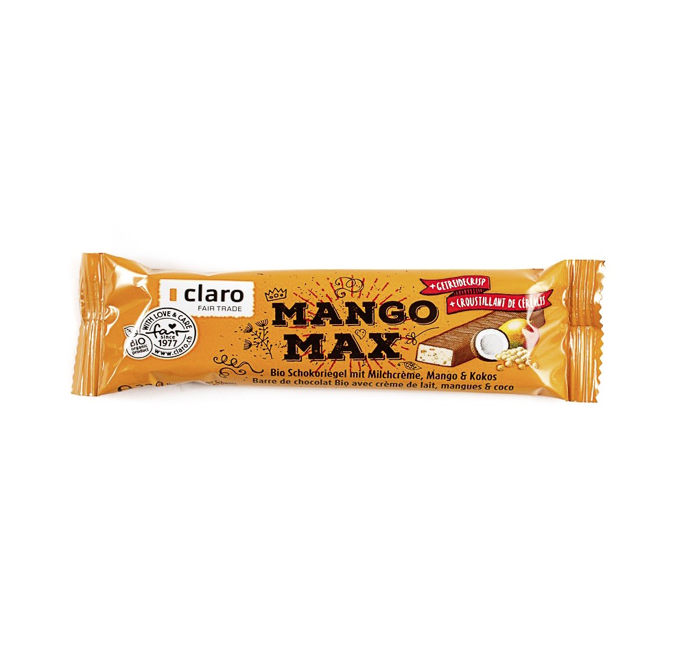 CLARO mangue max barre mangue-cocos bio 33 g