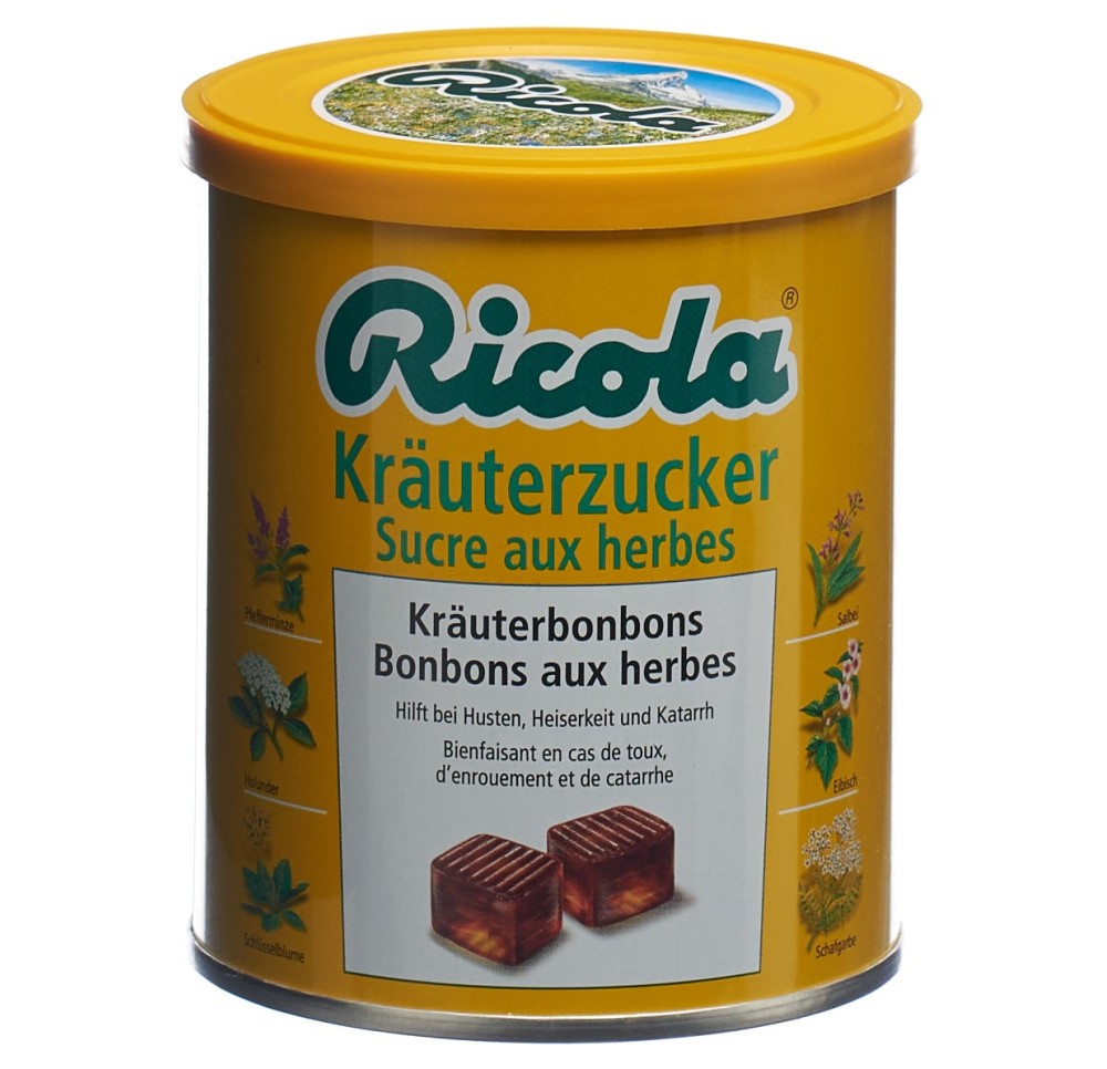 RICOLA sucre aux herbes bonbons bte 250 g