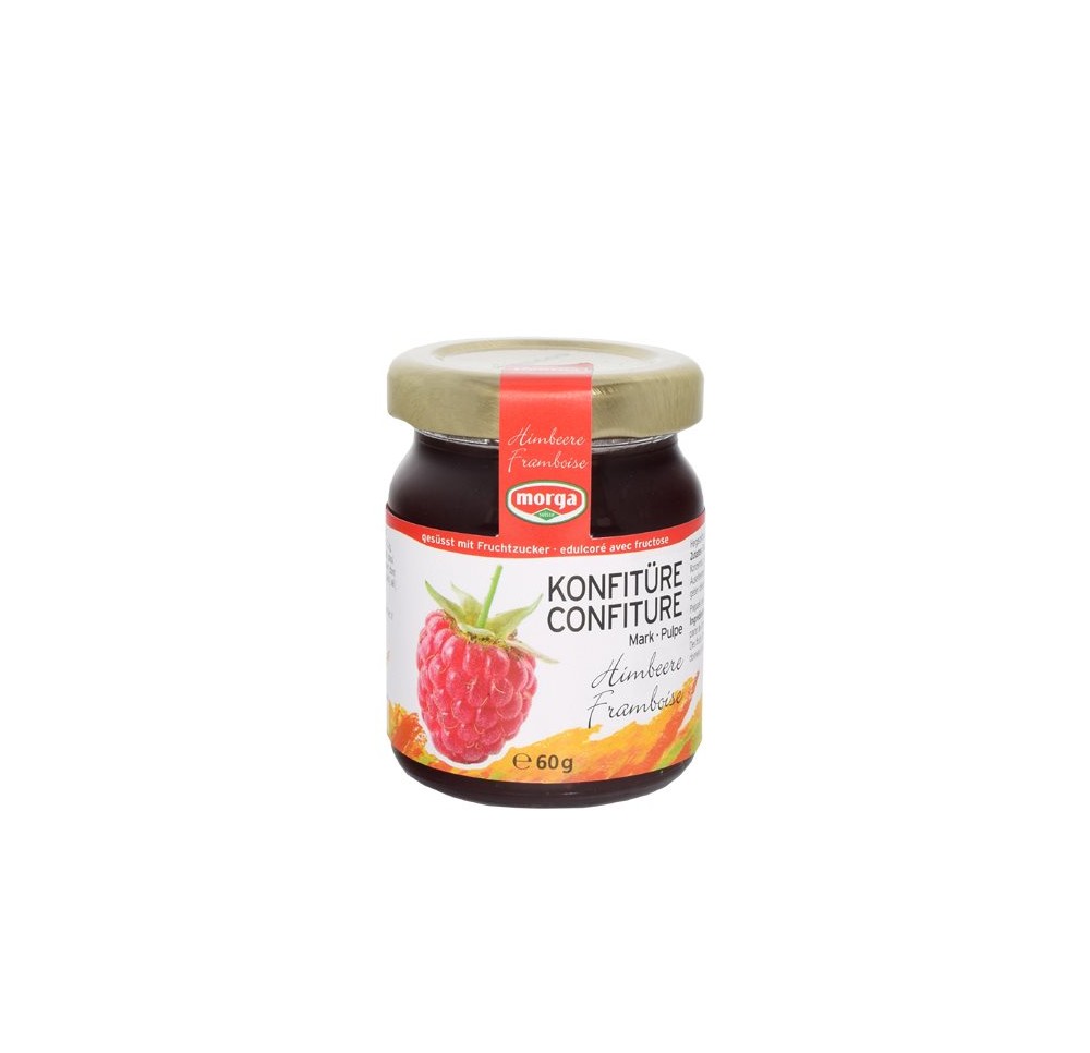 MORGA MIDGET confiture pulpe framboi fructose 60 g
